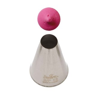 Beccuccio - Cornetto " LISCIO " per Sac à Poche N.13  - 1,3 cm-  1 pezzo - DECORA