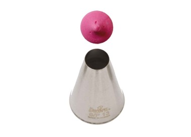 Beccuccio - Cornetto " LISCIO " per Sac à Poche N.13  - 1,3 cm-  1 pezzo - DECORA