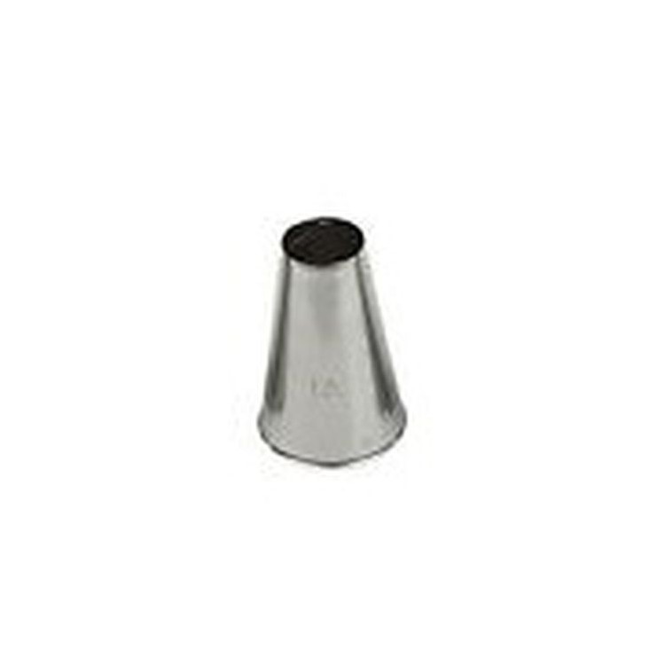 Beccuccio - Cornetto " LISCIO " per Sac à Poche N.1A  - 4 cm h -foro di 1,2 cm   1 pezzo - DECORA