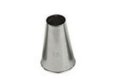 Beccuccio - Cornetto " LISCIO " per Sac à Poche N.1A  - 4 cm h -foro di 1,2 cm   1 pezzo - DECORA