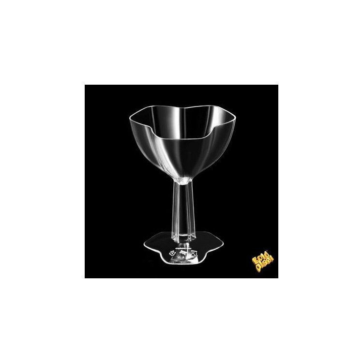 Finger Food Calice Triple PS -Trasparente-68cc- pz 12 Gold Plast