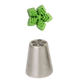 Beccuccio - Cornetto FIORE DIRETTO A STELLA DI NATALE  per Sac à Poche N.70 - 1 pezzo - DECORA