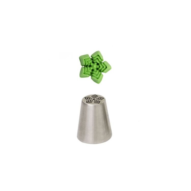 Beccuccio - Cornetto FIORE DIRETTO A STELLA DI NATALE  per Sac à Poche N.70 - 1 pezzo - DECORA