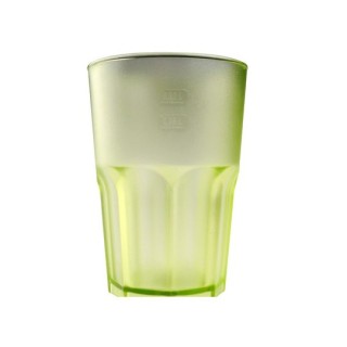 Bicchiere Granity SAN - Verde Acido Tr  - Frost - 425 cc da 1 pz Gold Plast