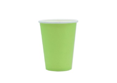 Bicchieri  Verde Mela di polpa di cellulosa   biodegradabile 200 ml   Big Party pz 25
