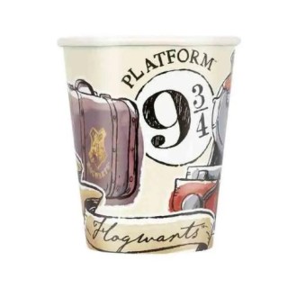 Bicchieri Harry Potter in cartoncino 270 ml 8 pz