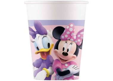 Bicchieri in cartoncino Minnie Junior Disney  200 ml    - 8 pezzi