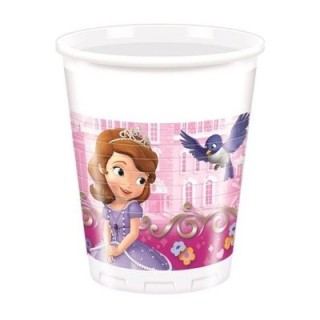 Bicchieri Principessa Sofia - 8 pezzi - da 200 ml