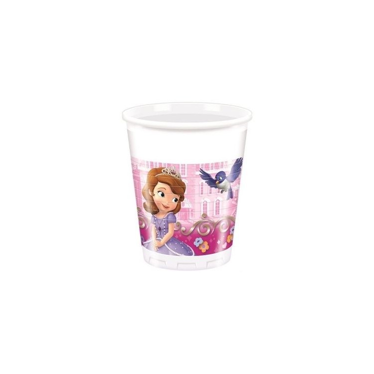 Bicchieri Principessa Sofia - 8 pezzi - da 200 ml