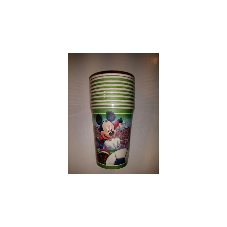 Bicchieri Topolino Disney - 10 pezzi - da 250 ml